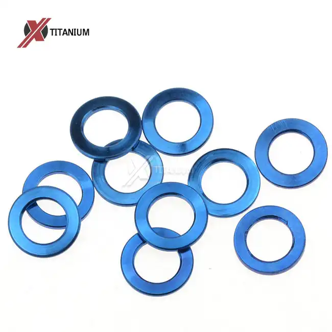 Gr5 Titanium Flat Washers M6 For Bicycle